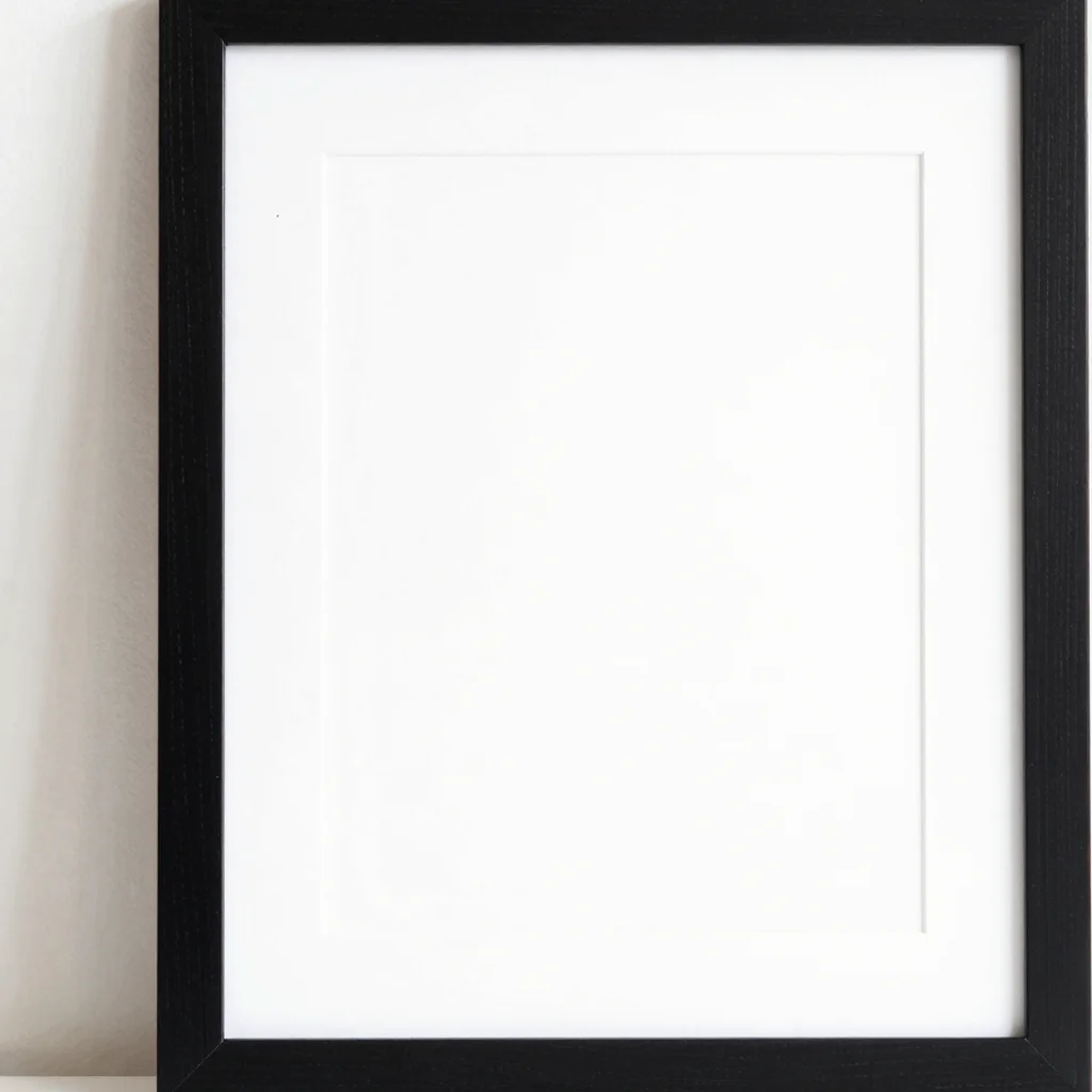 Cadre Photo Bois Noir Premium